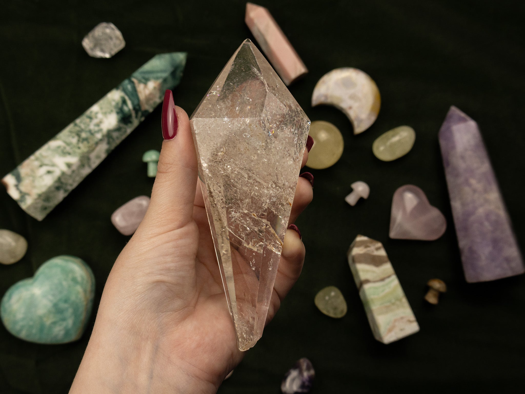 Imperfect Smoky Quartz Wand