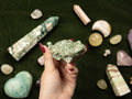 Tree Agate Frog Carving