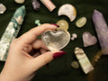 Small Clear Quartz Heart