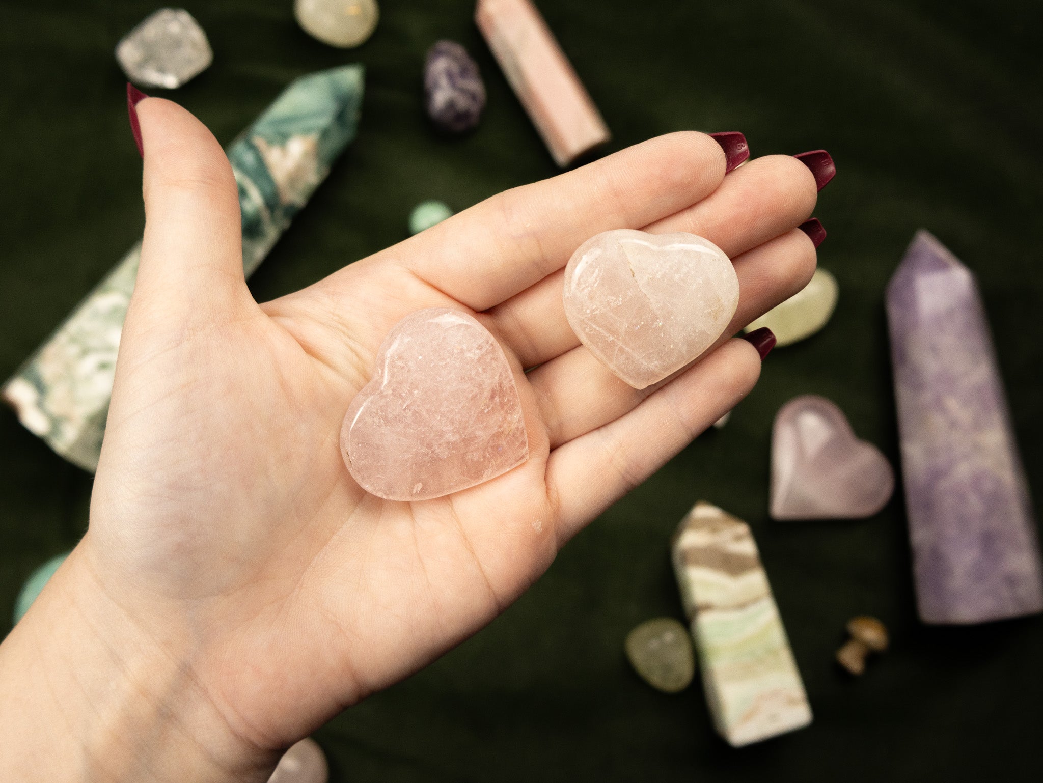 Small Rose Quartz Heart
