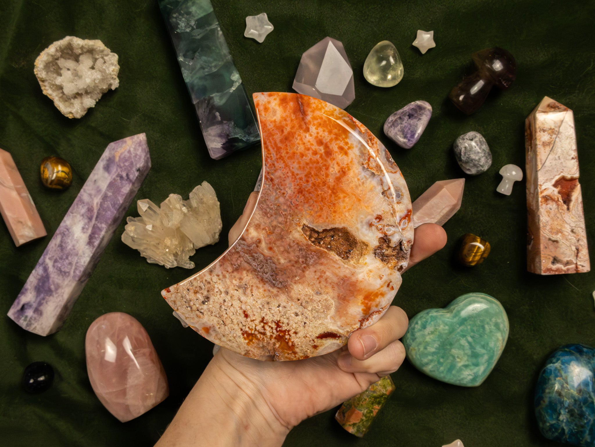 Red Ocean Jasper Moon