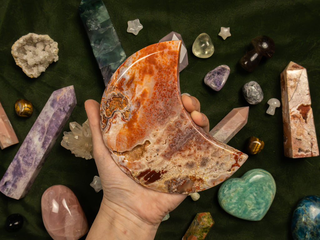 Red Ocean Jasper Moon