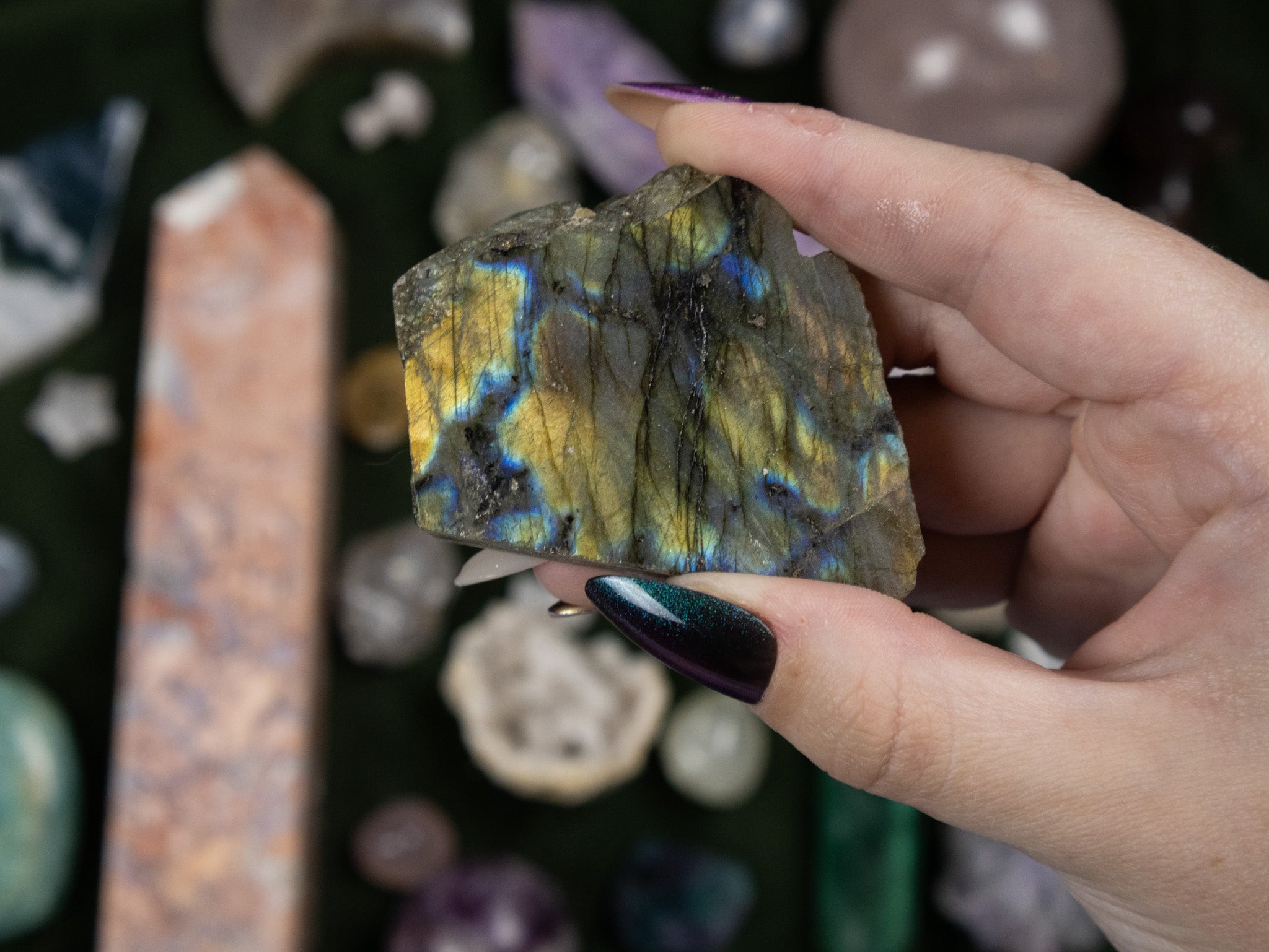 Multi-flash Labradorite Freeform