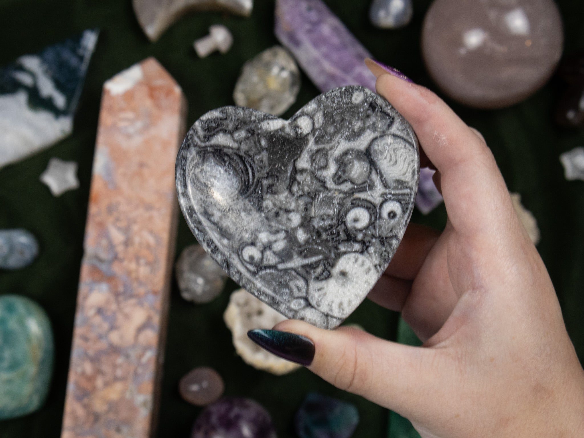 Fossil Heart Bowl