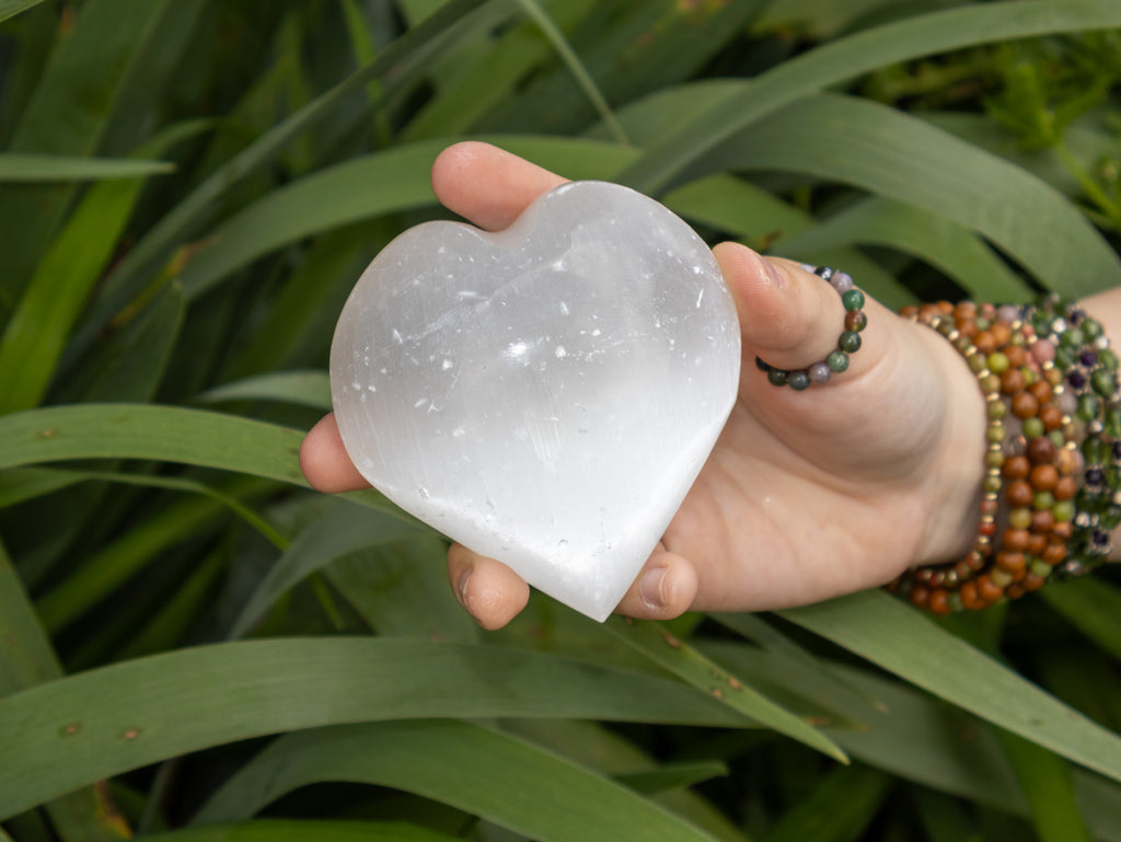 Selenite Heart