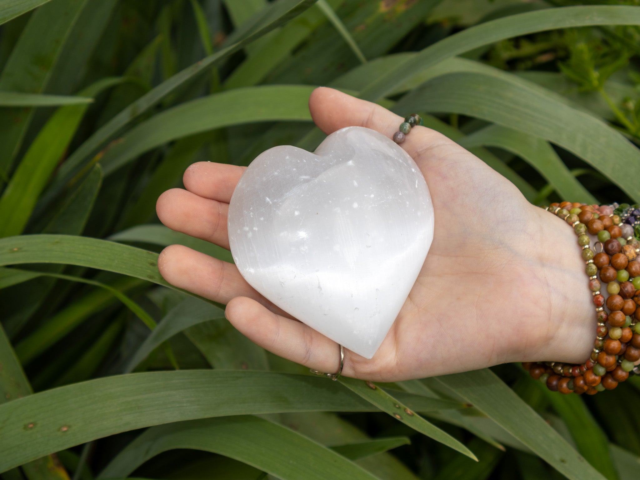 Selenite Heart