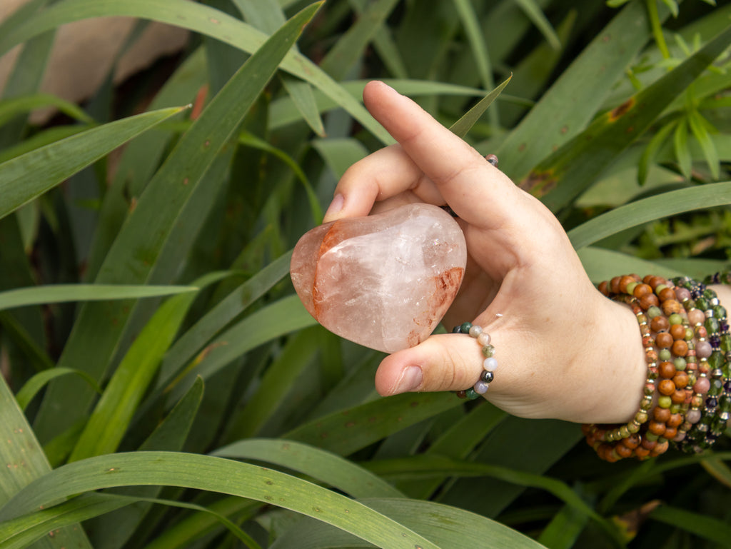 Fire Quartz Heart