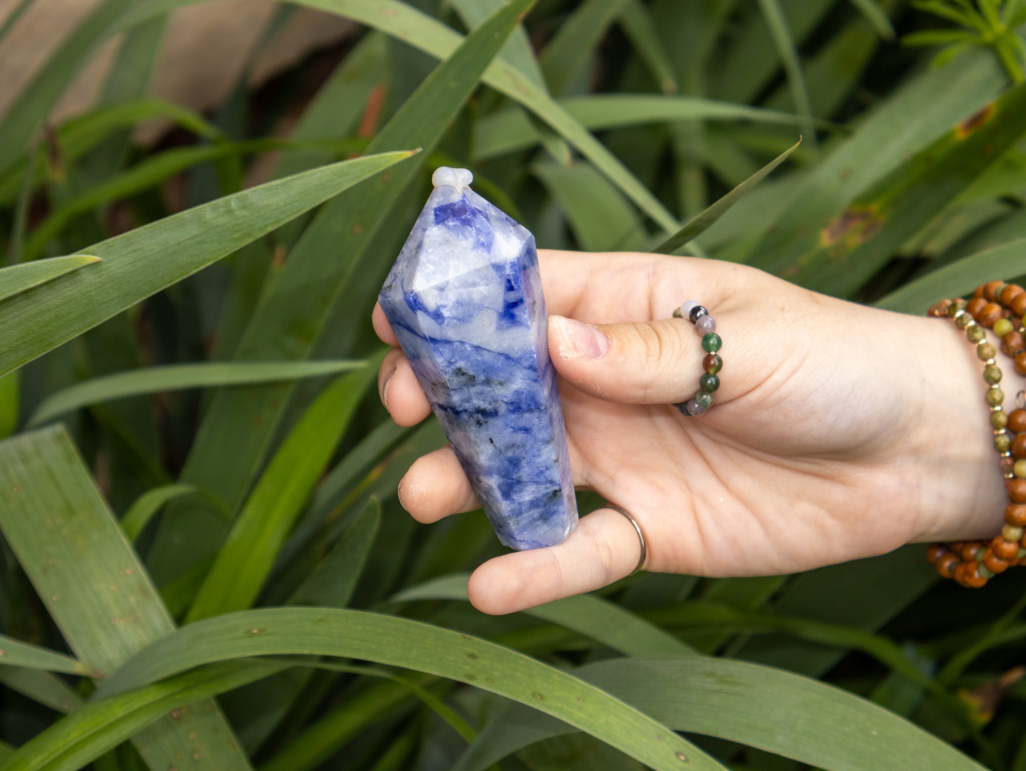 Blue Afghanite Wand