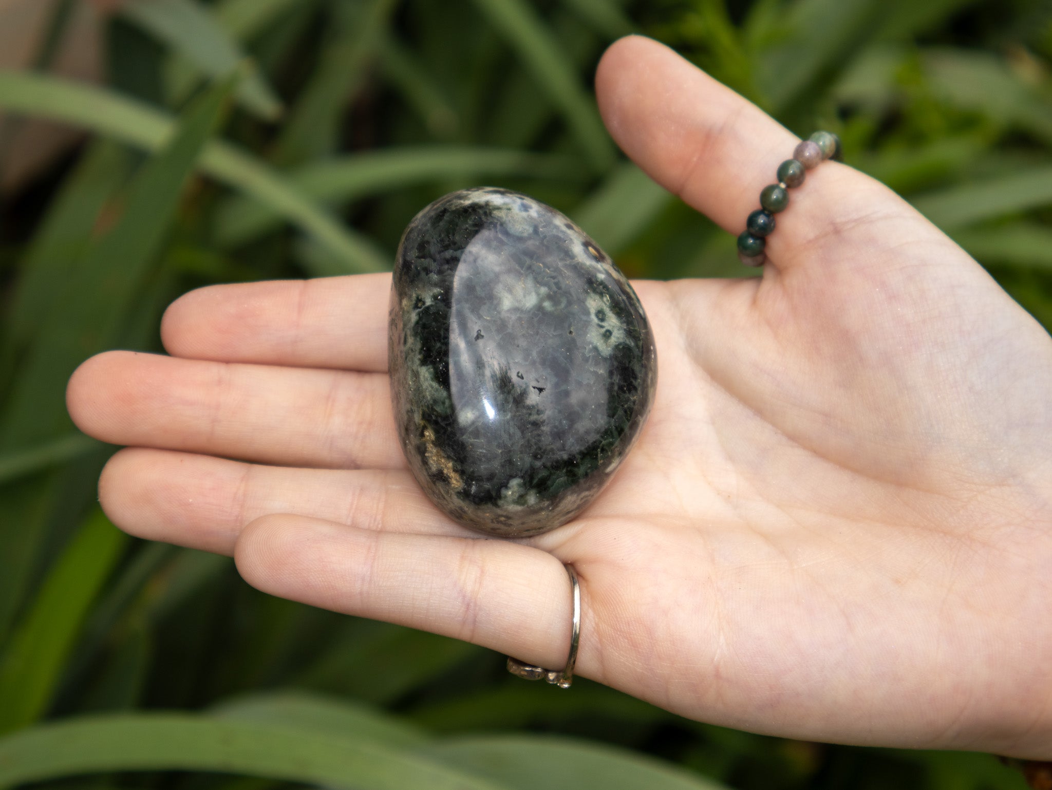 Ocean Jasper Palm Stone
