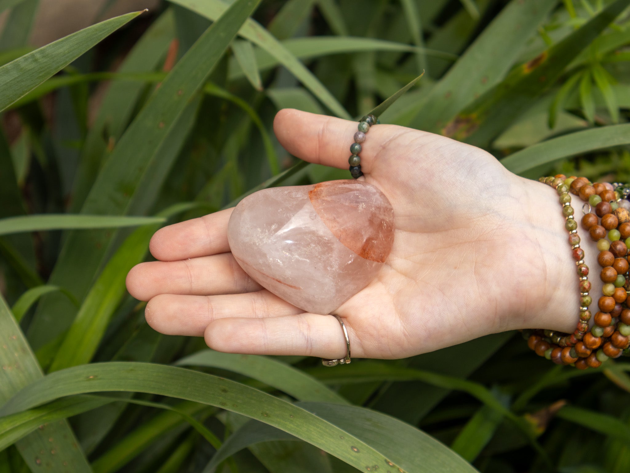 Fire Quartz Heart